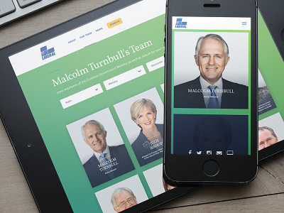 Liberal Party Members 2016 australia election interface politics website