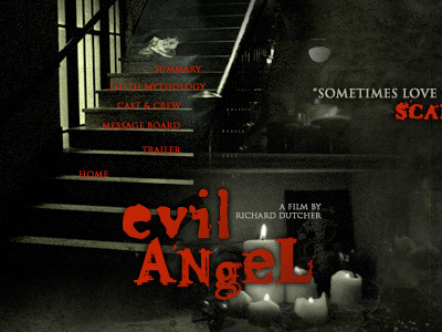 Evil Angel halloween horror movie playoffs scary staircase web