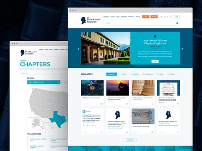 Federalist Society federalist james madison politics society ui ux website