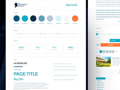 FedSoc Style Guide guide kit politics style styles ui