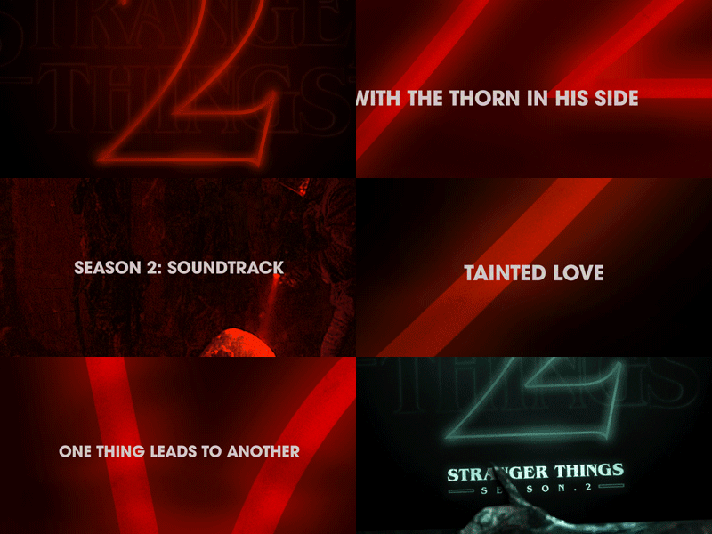 Stranger Things Season 2 Mix Trailer 80s blog eighties mix motion playlist post stranger things tribute video