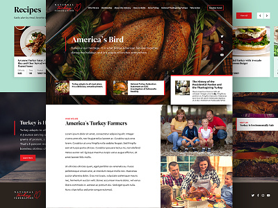 National Turkey Federation food industry national turkey ui ux ux-ui web website