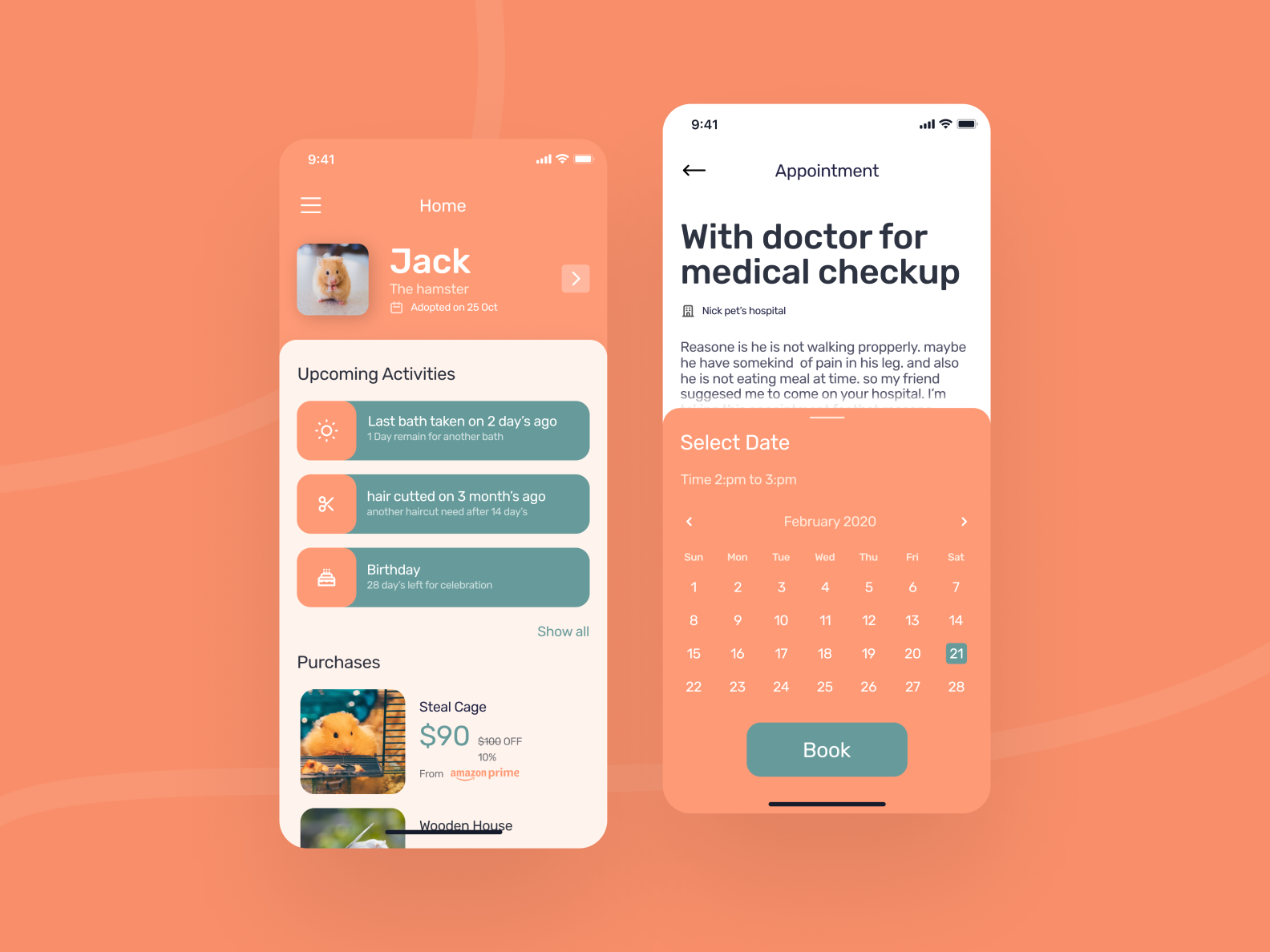 Pet Caring App Concept by FinestMelon 🍉 on Dribbble