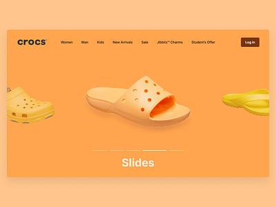 Crocs site Concept 2 clean clean ui concept crocs ecommerce ecommerce design minimal ui ui design uidesign uiux ux design web design