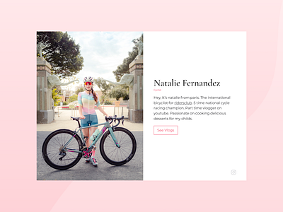 Cyclist Web Concept