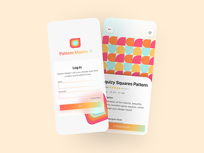 Patterns App Concept dribbble