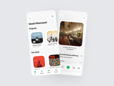 Spotify App Redesign White mode Concept clean concept inspiration minimal modern music music app spotify trendy ui ui design