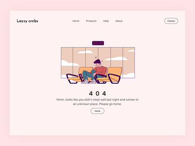 404 Page Concept dribbble 404 404 error 404 page clean concept minimal modern ui ui design uiux ux web design