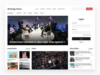 News Site Concept