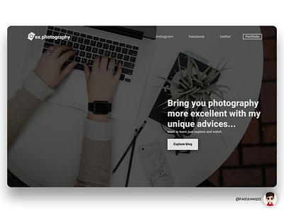 photographer blog site concept figma photographer photography ui ui ux ui design uidesign uiux ux ux ui ux design uxdesign uxui web web design webdesign website website design