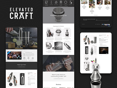 Elevated Craft Shopify Store ecommerce shopify shopify store design ui ux web design