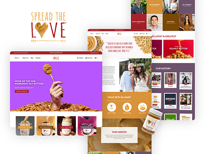 Spread The Love Shopify Website ecommerce shopify shopify web design shopify website store ui ux web design website design