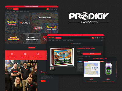Prodigy Games Shopify Store branding ecommerce shopify shopify store shopify web design shopify website ui ux web design web development website design