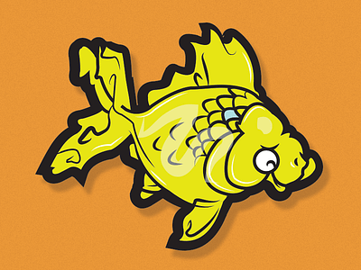 Fyre Fish Sticker Concept fire fish fyresite illustration stickers