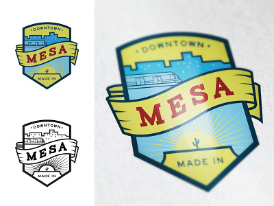 Mesa, Arizona city brand arizona brand city light rail logo mesa seal