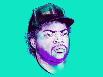 Ice Cube coachella compton fyresite ice cube illustration nwa portrait rap west coast