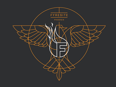 Fyrebird firebird fyrebird fyresite illustration phoenix