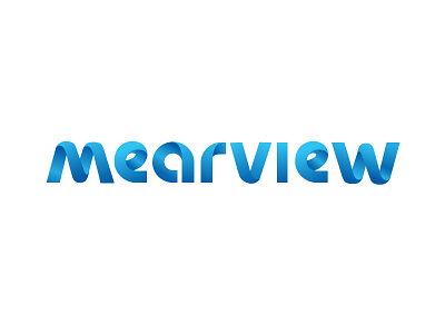 mearview ar augmented blue branding fyresite gradient illustration logo reality vector