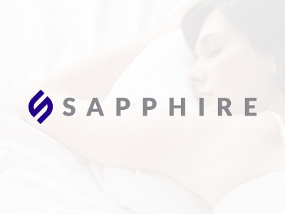 Sapphire Logo and packaging branding fyresite identity logo mattress package design product sapphire