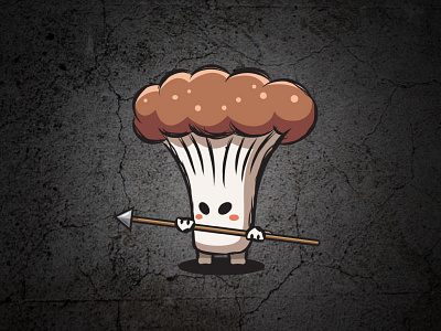 Mushroom sprites with a spear | game asset character game asset mushroom mushroom animation mushroom character mushroom sprites obstacle