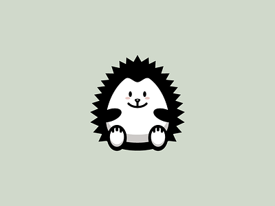 Cute Little Hedgehog cute logo hedgehog logo little hedgehog