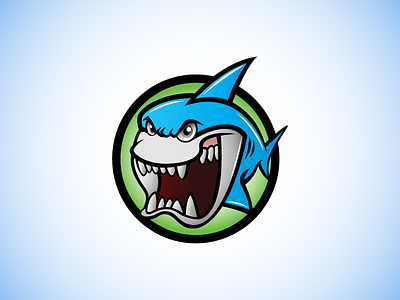 Mad Shark angry logo cartoonish logo hunter hunter logo jaws logo killer logo mad logo predator predator logo sea creature logo shark shark logo