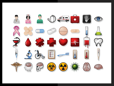 40 Medical Icons health hospital icon medic medic icons medical medical icons medicine symbol vector
