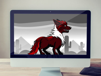 Red Wolf Sprites for Game Developers canine game asset red sprites wolf