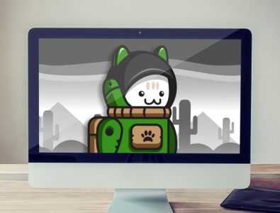 Kawaii Cat Astronaut Game Asset Character - Sprites for Gamedevs