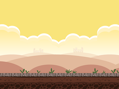 Sidescroller Game Background Sand Hill game asset game background mountain sand sidescroller