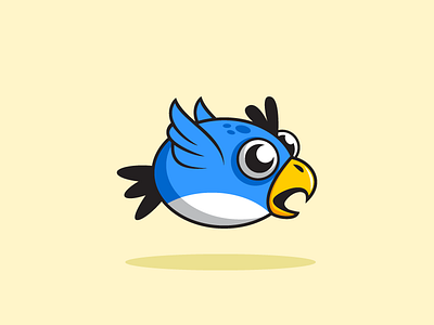Game Character - Blue Bird Sprite Sheet android game animation bird blue flappy flying game asset game character gamedev indie sidescroller sprite sheet