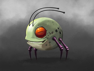 Ant Frog ant art frog game gameart gameasset illustration painting