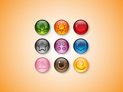 Game Asset Marbles Vector