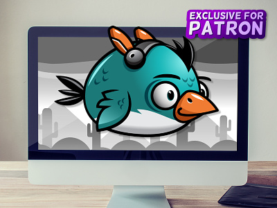 Android Bird Sprites 2d bird bird cartoon cartoon flappy bird game game asset patreon patron sprites video
