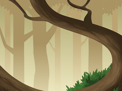 Swirl Big Tree RPG Background forest rpg illustration tree