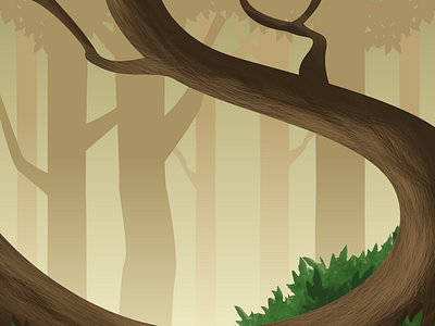 Swirl Big Tree RPG Background