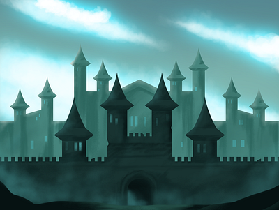 Old Castle RPG Background rpg illustration