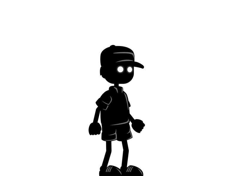Shadow Boy Animation adventure animation boy game character game sprites halloween horror kid limbo shadow sprite sheet
