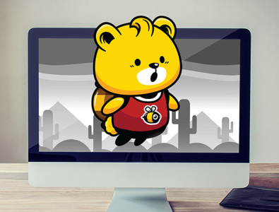 Honey Bear 2D Game Asset Sprites