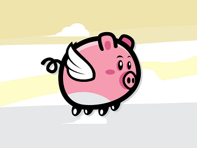 Flying Pig Game Character Sprite Sheets