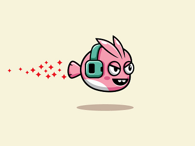 Earphone Fish Game Character Sprite Sheets characterdesign fish game character gamecharacter gamedesign gamedev gamedeveloper graphicdesign indiegame iphonegames‬ mobilegames ‬ androidgames
