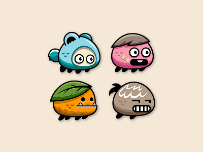 Flying monster enemies for game developers characterdesign flappy bird flappy game character flying game character gamecharacter gamedesign gamedev gamedeveloper indiegame spritesheets ‬ game villains