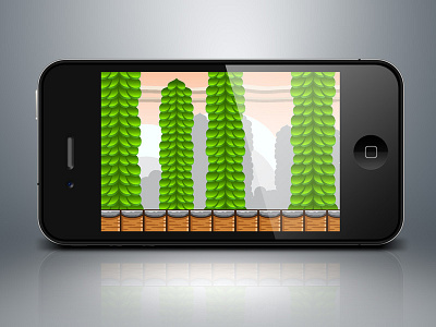 Afternoon Park Game Background afternoon android games game assets game background parallax park tree