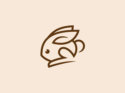 Rabbit Logo Template animal logo template pet rabbit rabbit logo rabbit logo template