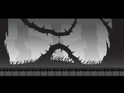 Creepy Dark Forest Game Background creepy dark forest game arts game assets game backgrounds limbo night shadow trees