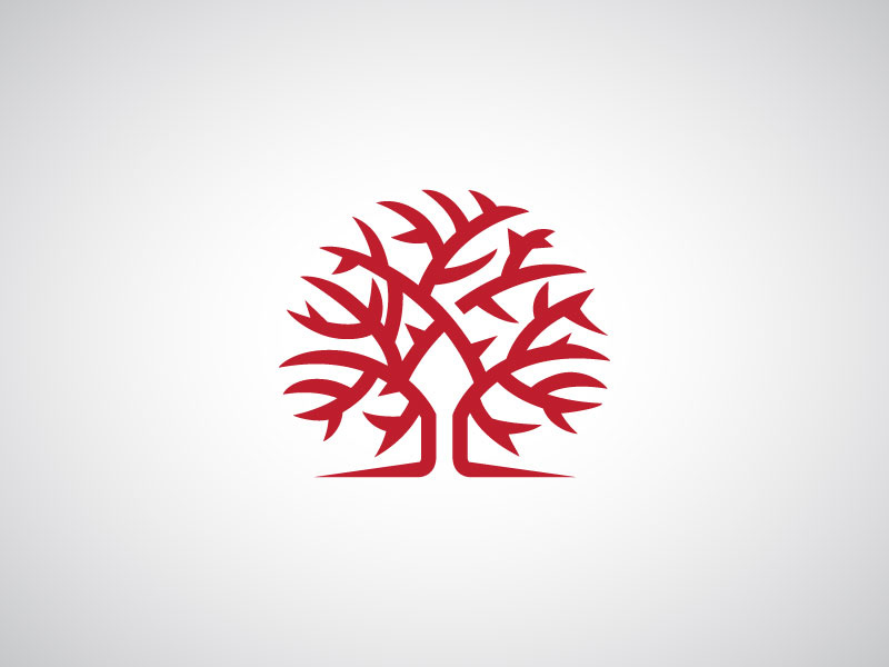 Rounded Tree Logo Template by bevouliin on Dribbble