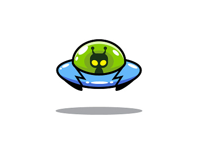 UFO Front Side Enemy Game Character
