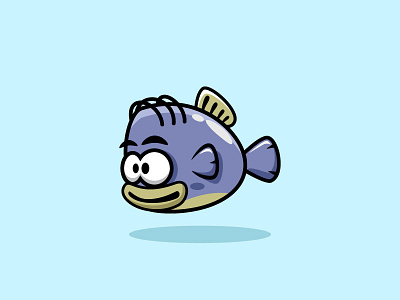 Fish game character for game developers 2d cartoon enemy fish game assets game character sprite sheets villain