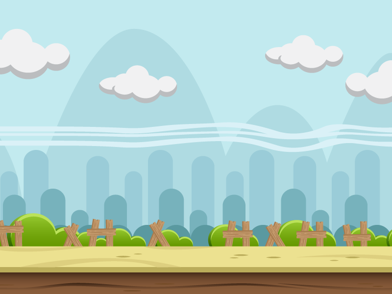 High Mountain Nature Game Background by bevouliin on Dribbble
