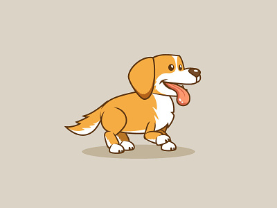 Goldie The Dog Golden Retriever Game Character Sprites